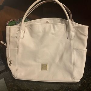 Genuine leather large Dooney tote